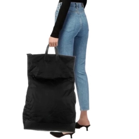 ATM Anthony Thomas Melillo Handbags - NWT ATM Anthony Thomas Melillo Black Nylon Large Foldable Backpack Bag